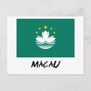 Postal Bandera de Macao