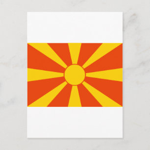 Postal Bandera de Macedonia