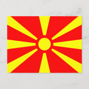 Postal Bandera de Macedonia