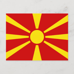 Postal Bandera de Macedonia (macedonia)