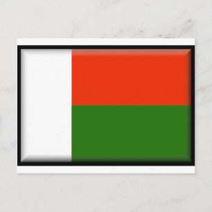 Postal Bandera de Madagascar