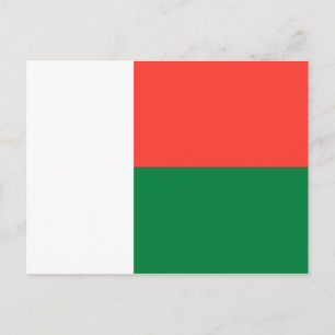 Postal Bandera de Madagascar