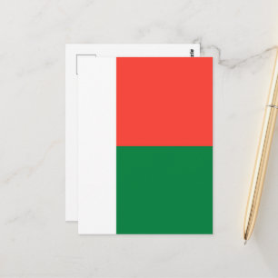 Postal Bandera de Madagascar