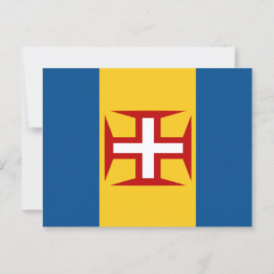 Postal Bandera de Madeira