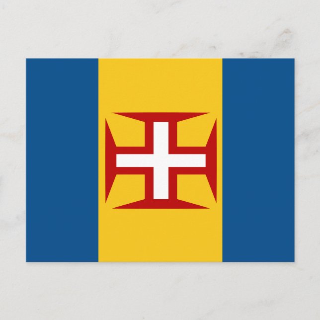Postal Bandera de Madeira (Anverso)