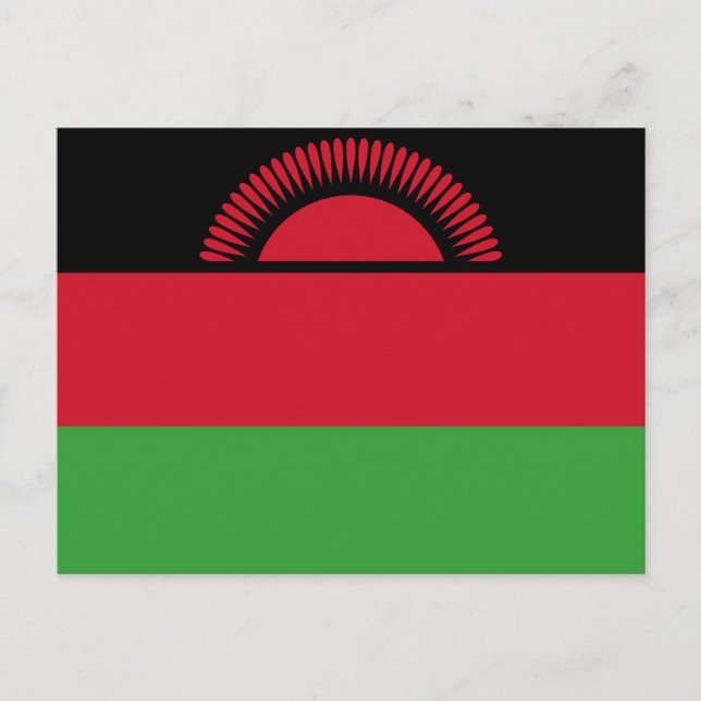 Postal Bandera de Malawi (Anverso)