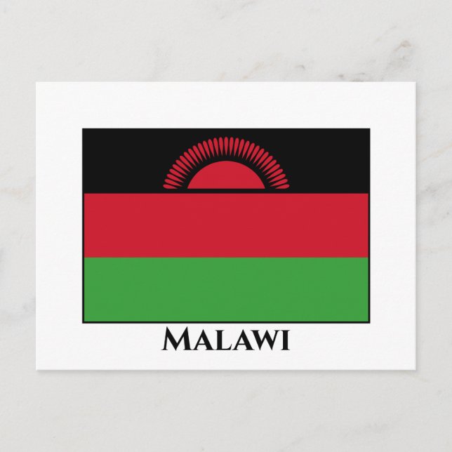 Postal Bandera de Malawi (Anverso)