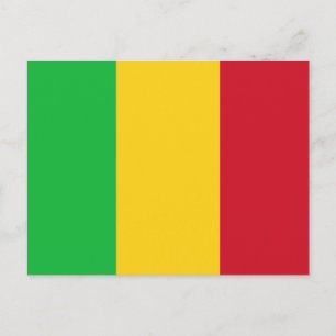 Postal Bandera de Mali