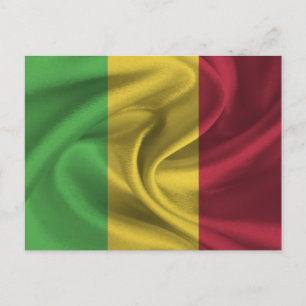 Postal Bandera de Malí