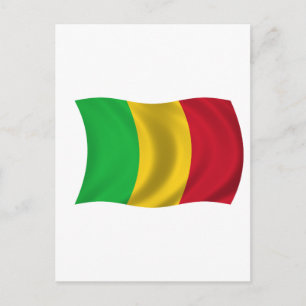 Postal Bandera de Mali