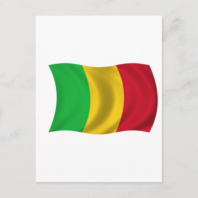 Postal Bandera de Mali (Anverso)