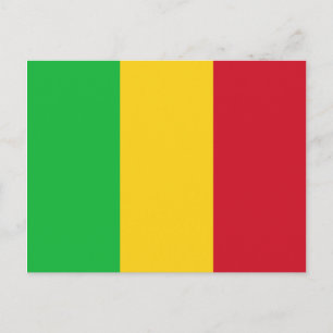 Postal Bandera de Mali