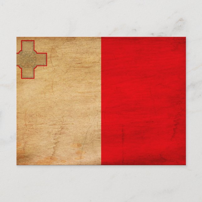 Postal Bandera de Malta (Anverso)