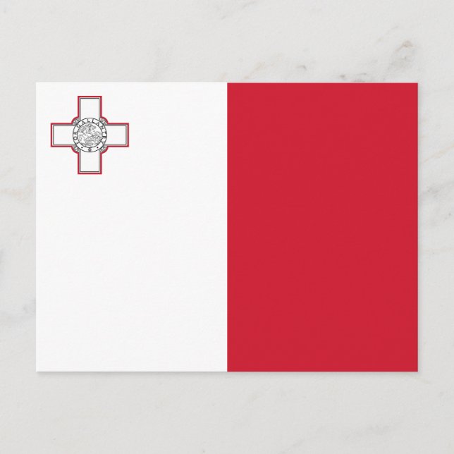 Postal Bandera de Malta (Anverso)