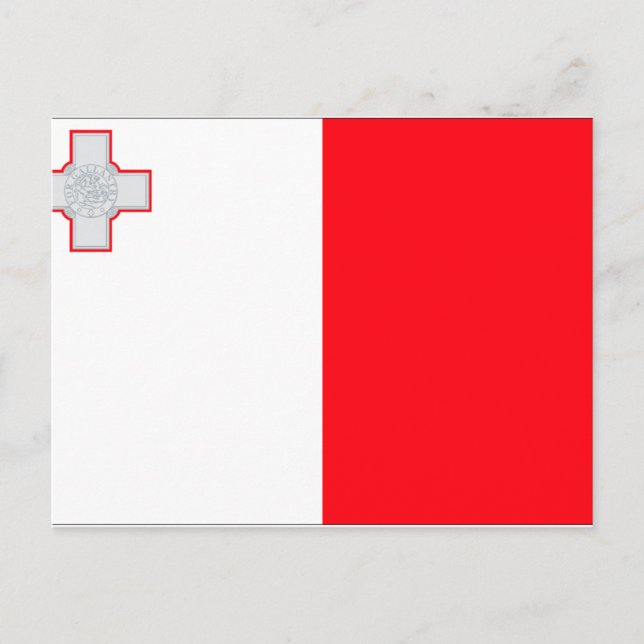 Postal Bandera de Malta (Anverso)