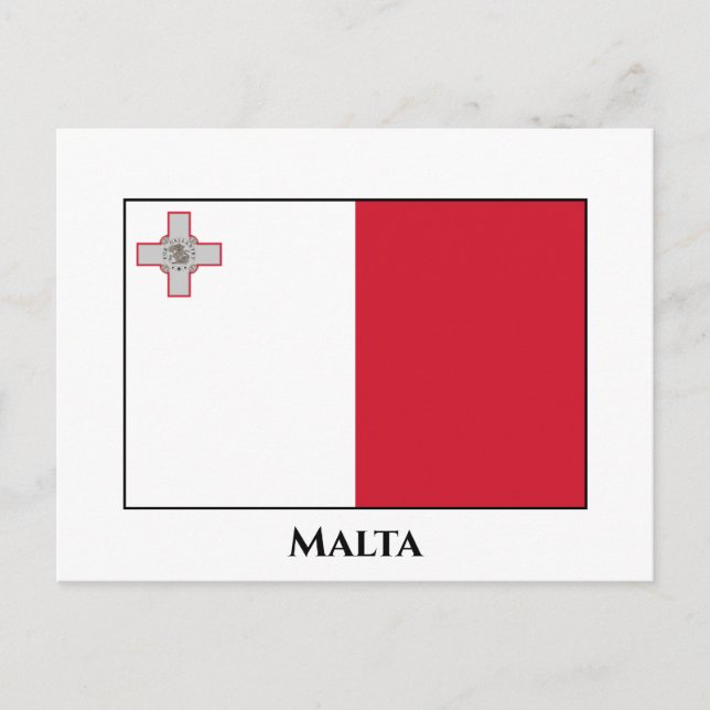 Postal Bandera de Malta (maltesa) (Anverso)