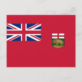 Postal Bandera de Manitoba