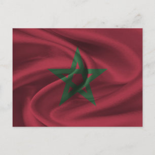 Postal Bandera de Marruecos