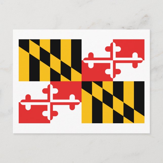 Postal Bandera de Maryland (Anverso)