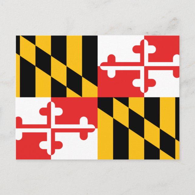 Postal Bandera de Maryland (Anverso)