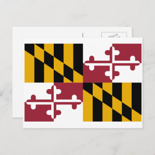 Postal Bandera de Marylander, Bandera de Maryland