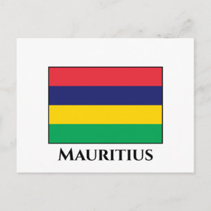 Postal Bandera de Mauricio
