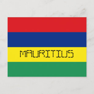Postal Bandera de Mauricio