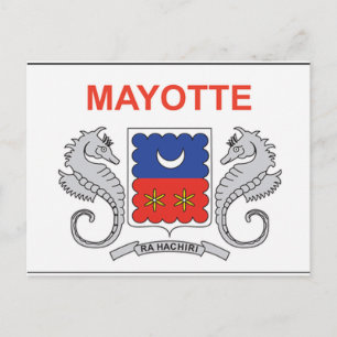 Postal Bandera de Mayotte