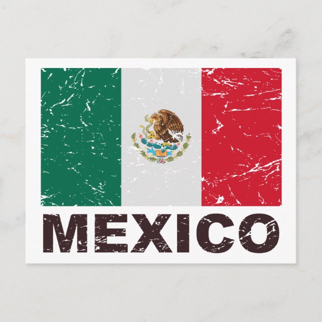 Postal Bandera de México (Anverso)