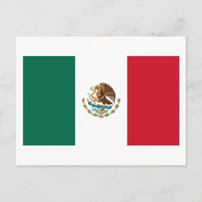 Postal Bandera de México (Anverso)