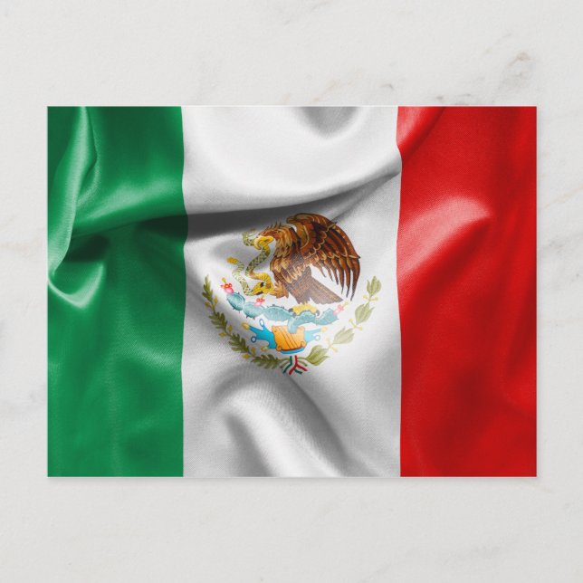 Postal Bandera de México (Anverso)