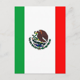 POSTAL BANDERA DE MÉXICO - BANDERA MEXICANA NACIONAL