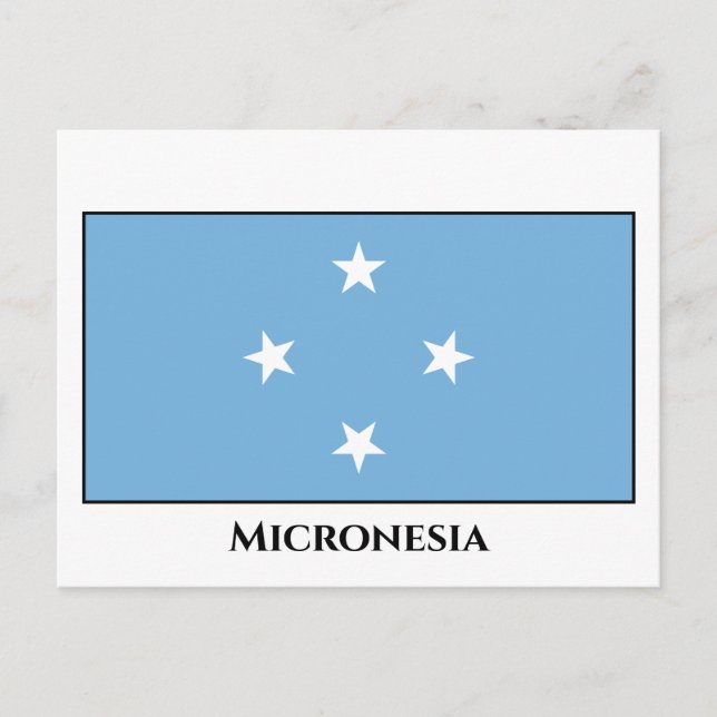 Postal Bandera de Micronesia (Anverso)