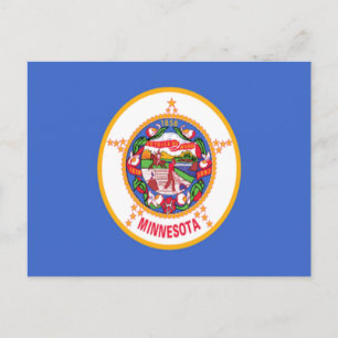 Postal Bandera de Minnesota