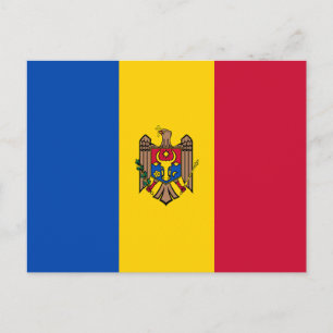 Postal Bandera de Moldavia