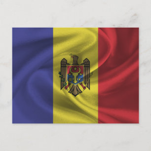 Postal Bandera de Moldavia
