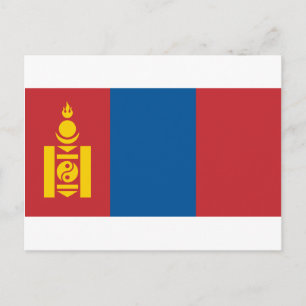 Postal Bandera_de_Mongolia