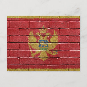 Postal Bandera de Montenegro