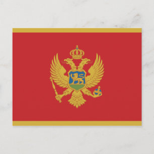 Postal Bandera de Montenegro