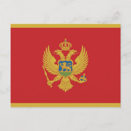 Postal Bandera de Montenegro