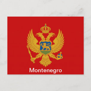 Postal Bandera de Montenegro