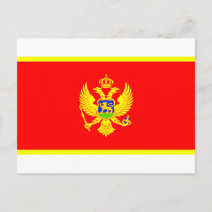 Postal Bandera de Montenegro