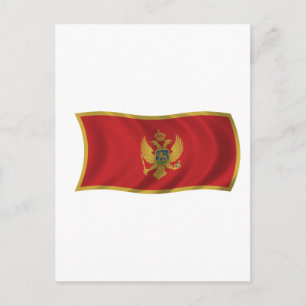 Postal Bandera de Montenegro