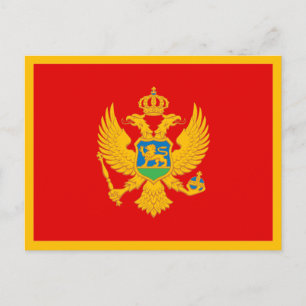 Postal Bandera de Montenegro