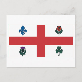 Postal Bandera de Montreal