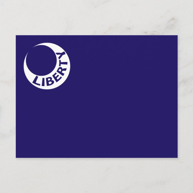 Postal Bandera de Moultrie (Libertad) (Historia de los Es (Anverso)