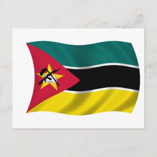 Postal Bandera de Mozambique