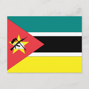 Postal Bandera de Mozambique