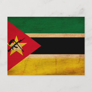 Postal Bandera de Mozambique
