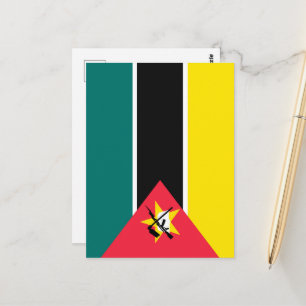 Postal Bandera de Mozambique